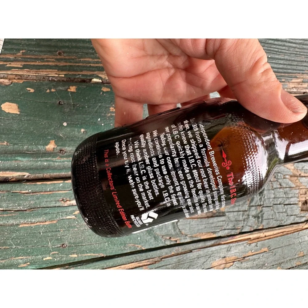 Vintage IBC Root Beer 7oz Amber Glass Bottle Collectors Limited Edition Dallas